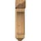 Ekena Millwork Legacy Arts and Crafts Rough Sawn Bracket w/ Offset Brace, Western Red Cedar, 8"W x 22"D x 34"H BKT0806X22X34LEC03RWR - alternate 4